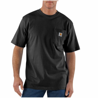 Carhartt K87 Men's Pocket T-Shirt - Black